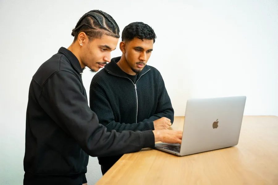 Marcus en Pavan samen aan het werk